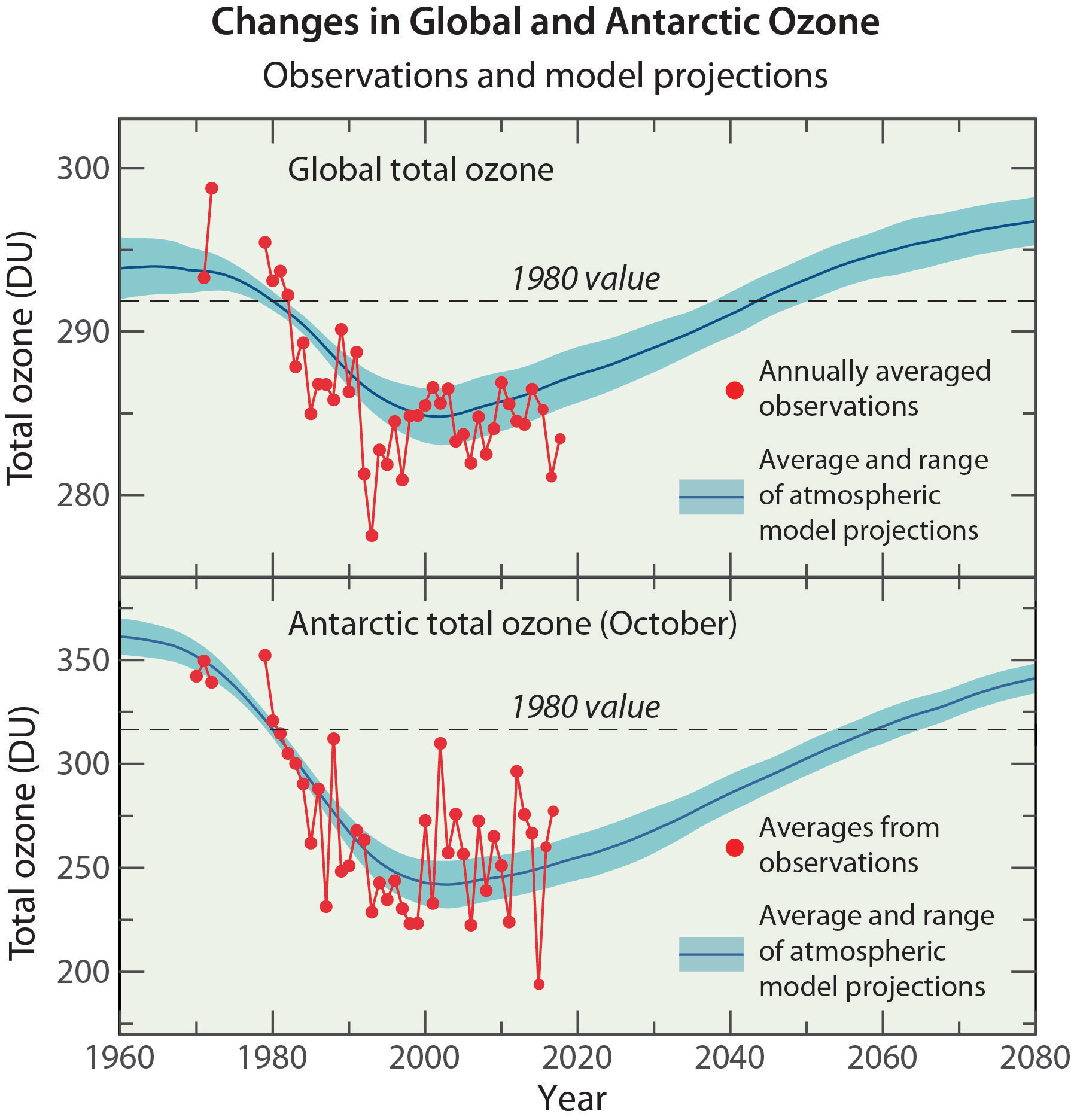 Ozone Layer Depletion Graph