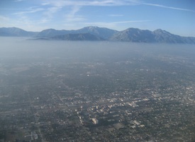 Haze over LA Basin