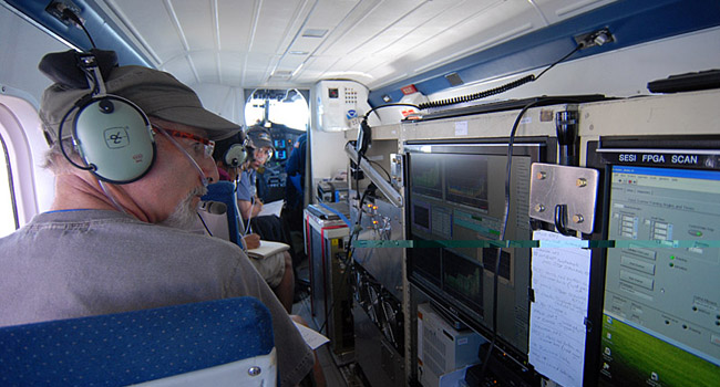 NOAA Twin Otter inflight interior
