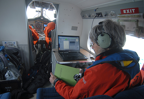 Jim Churnside in flight