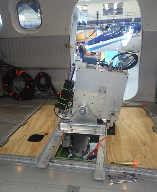 instrument installed in NOAA Twin Otter