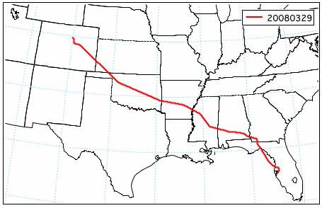 20080329 FL-CO transit flight track map