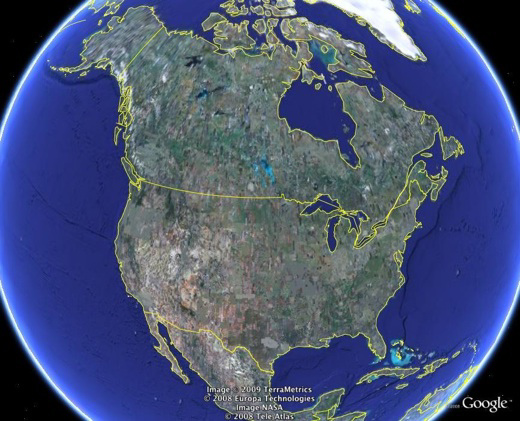 Google Earth map