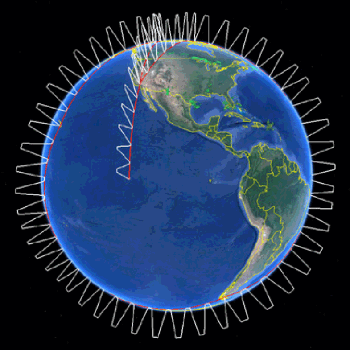 global research flight paths