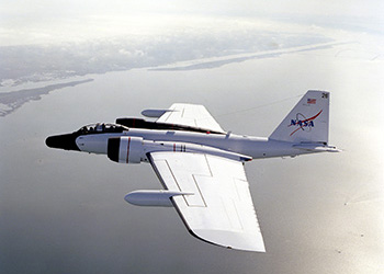 NASA WB-57 in flight