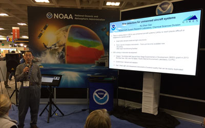 NOAA booth presentation
