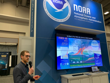 NOAA booth presentation