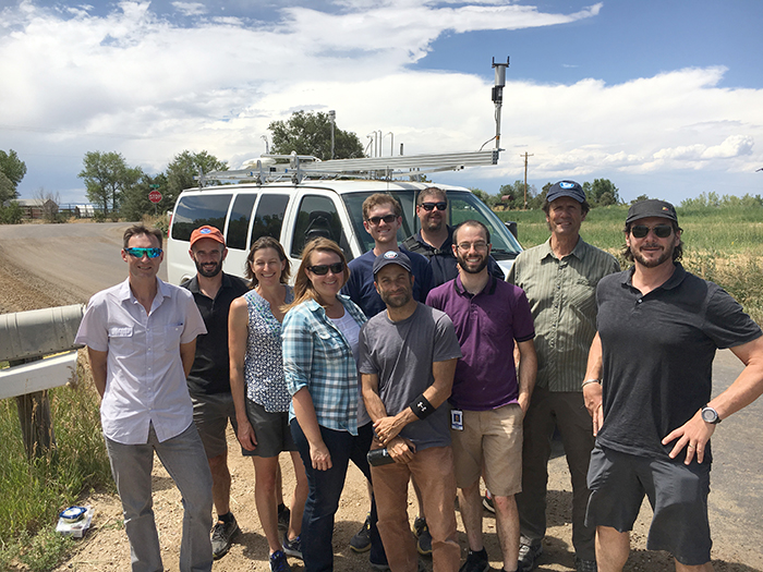 Boulder researchers in the field