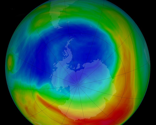 2019 ozone hole visualization