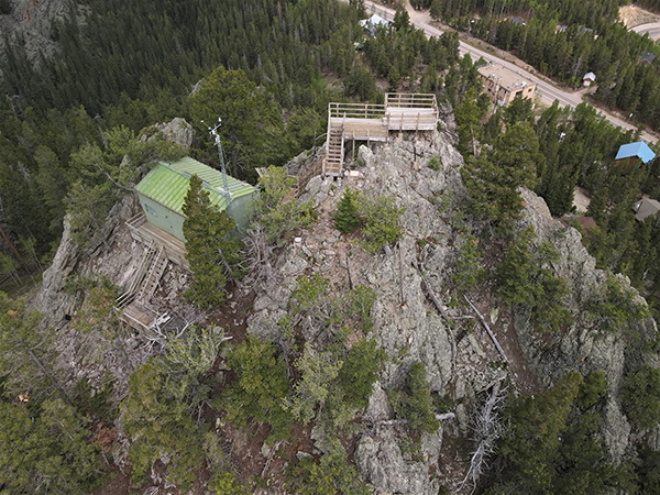 Fritz Peak Observatory observation deck