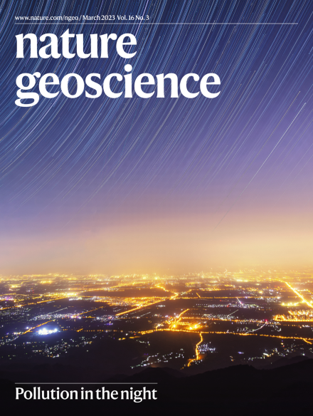 Nature Geoscience March 2023 cover