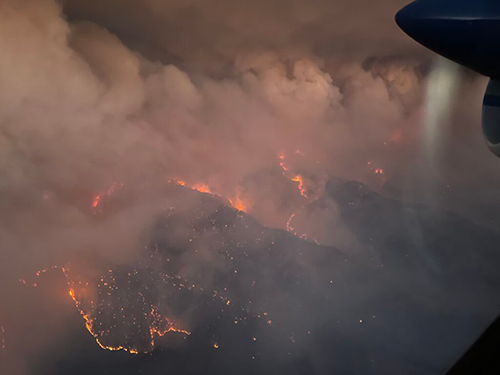 wildfire aerial