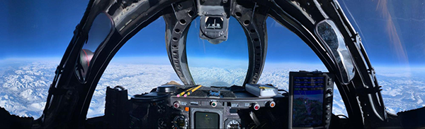 NASA WB-57 cockpit