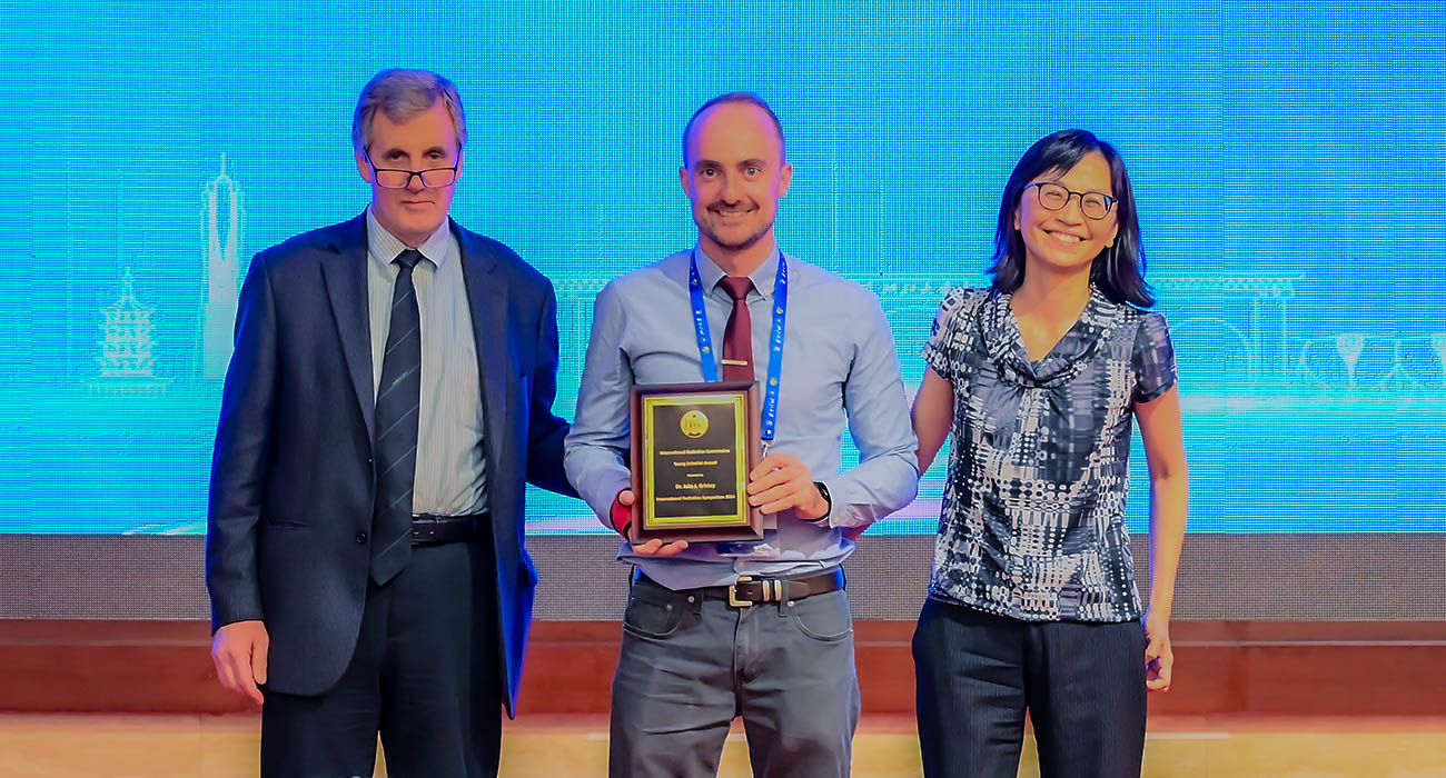 Jake Gristey receives IRC Young Scientist Award