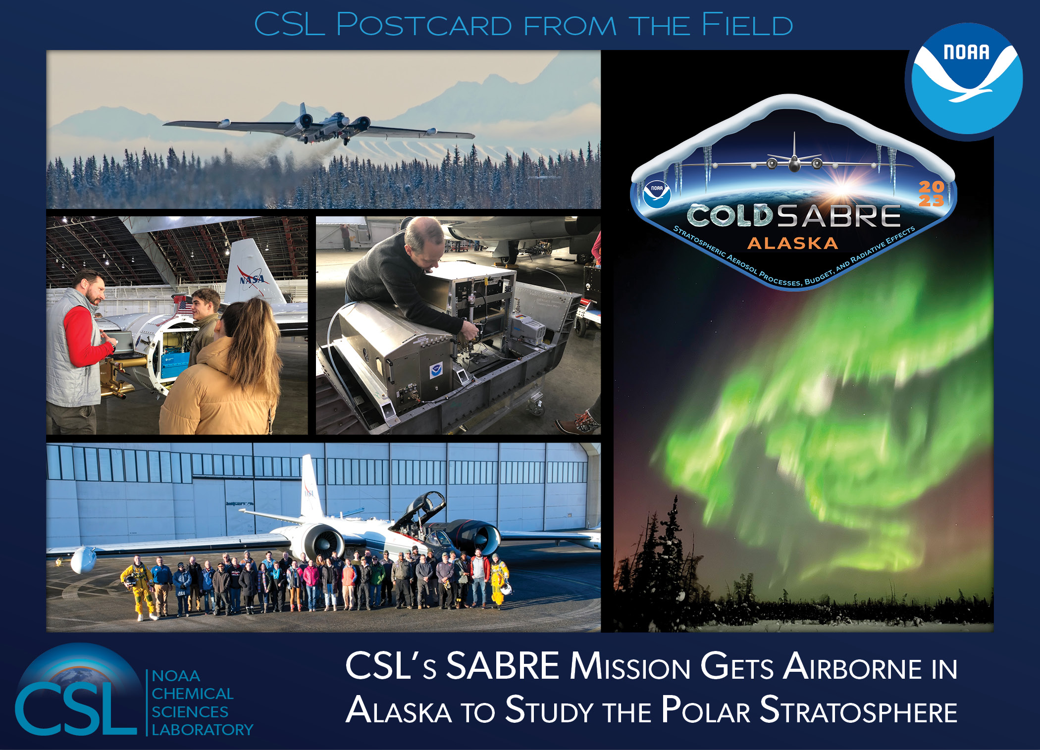 COLD SABRE 2023 Postcard from the Field