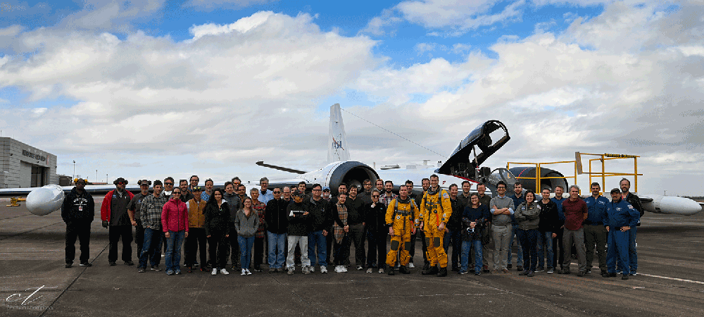 SABRE 2022 team with research aircraft