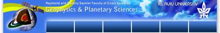 Tel Aviv University Geophysics & Planetary Sciences